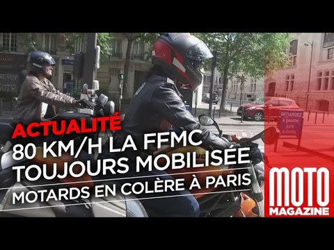 Manifestation FFMC contre les 80 km h - Les motards en colère
