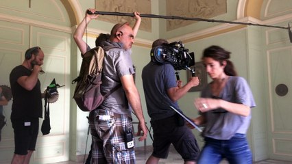 Tournage "Adoration" de Fabrice Du Welz au château de Beauregard à Froyennes