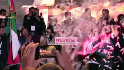 Euforia por triunfo de López  Obrador desata fiesta en México