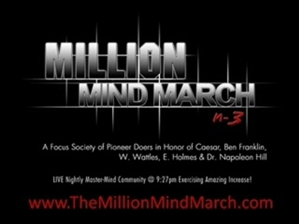 Million Mind March Training---Control