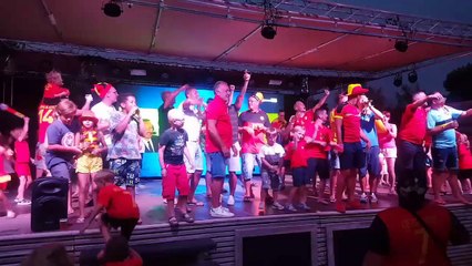 Des supporters belges mettent l'ambiance dans le sud de la France