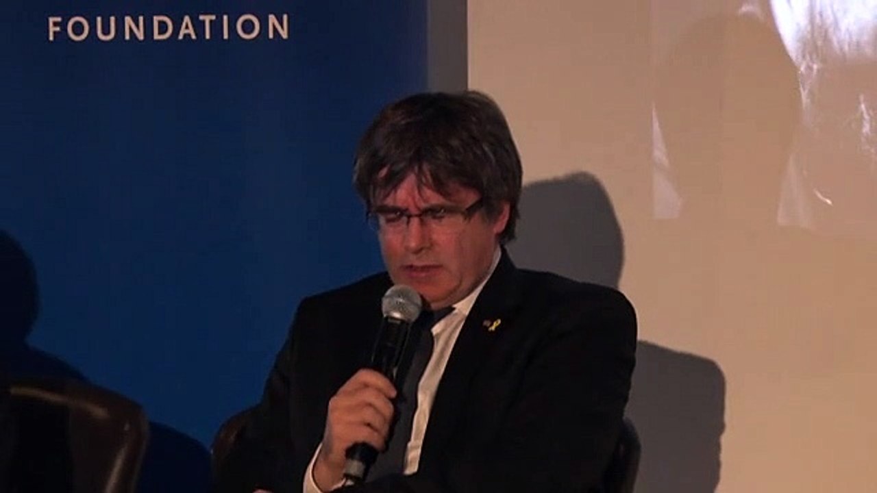 Puigdemont critica els estàndards dobles de la UE amb la repressió