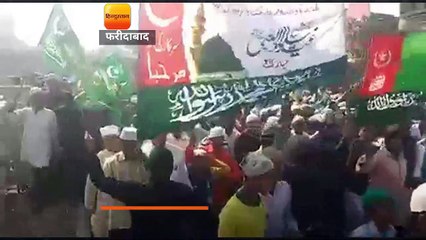 ईद-ए-मिलादुन्नबी पर बुधवार को शहर में जुलूस निकाला गया