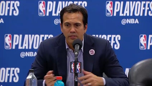 Erik Spoelstra Postgame conference Heat vs Sixers Game 5 April 24, 2018 NBA Playoffs