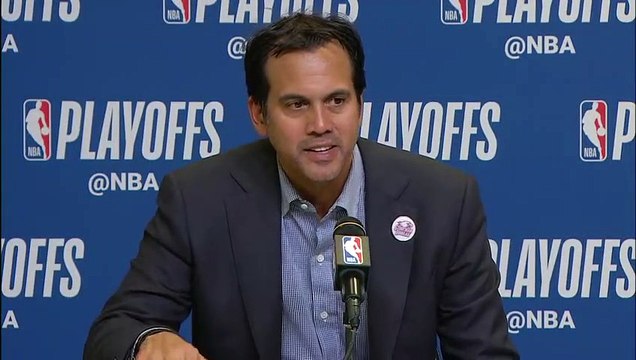 Erik Spoelstra Postgame conference Sixers vs Heat Game 4 April 21, 2018 NBA Playoffs
