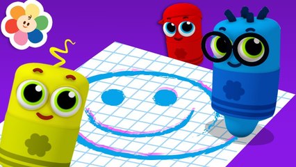 If Your Happy And You Know It | Nursery Rhymes With Color Crew Babies | Kids Songs From Baby First