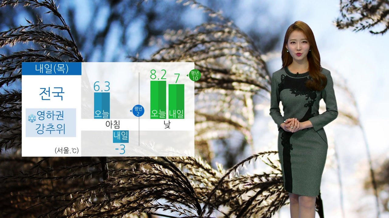 [날씨] 내일 영하권 강추위...전국 맑은 하늘 / YTN