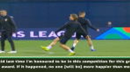 Modric relaxed about Ballon d'Or