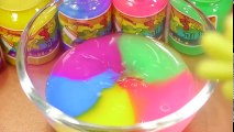 DIY Combine All the Colors Baby Bottle Slime Learn Colors Slime Orbeez
