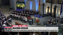 France's Macron tells German parliament 