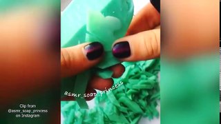 Satisfying Soap Cutting! Soap Carving! Satisfying ASMR Video! #34