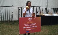 Odekta Juara Kategori Half Marathon di Borobudur Marathon 2018