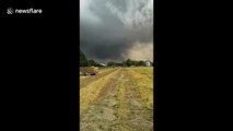 Tornado rips through New Zealand's South Island