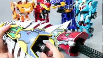 Power Rangers Dinosaur Robot Transformers Dino Super Charge Sword Toys