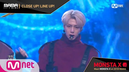[2018 MAMA] Close Up! Line Up! #MONSTAX