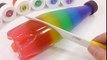 무지개 음료수 병 푸딩 젤리 만들기 How To Make Rainbow Drinking Water Pudding Jelly Learn the Recipe DIY