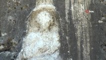 Adıyaman'da Kadın Kabartmalı Mezar İlgi Çekiyor