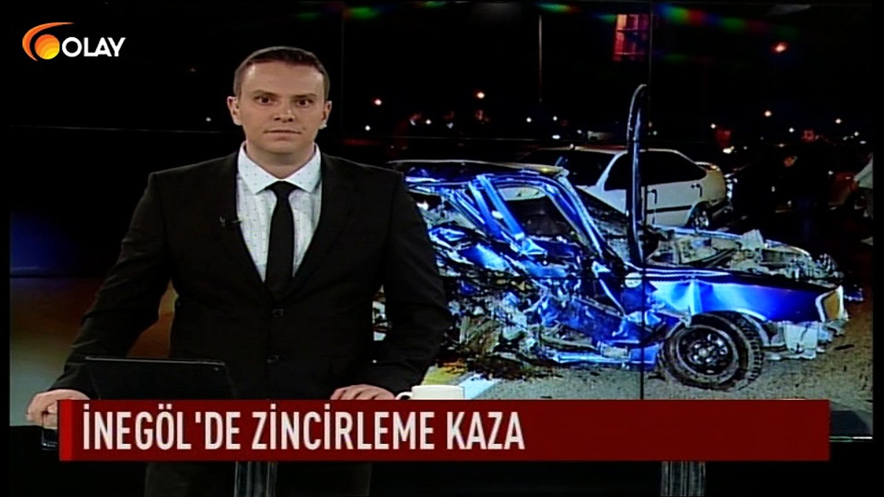 İnegöl'de zincirleme kaza