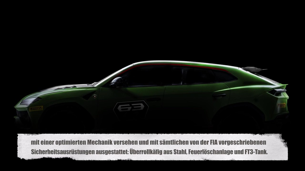 Lamborghini Urus ST-X Concept - das erste Super SUV für den Rennsport