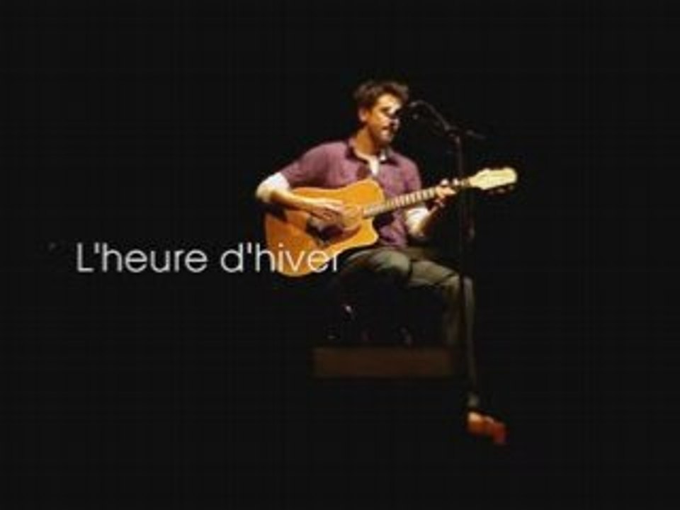 Ben Ricour "L'heure d'hiver" - Lille, 7 décembre 2007
