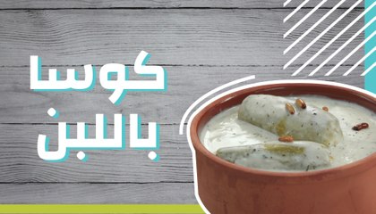 الكوسا باللبن