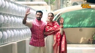 Ranveer Singh and Deepika Padukone visuals at Ranveer Singh House after Marriage.
