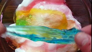 Mixing Store Bought Slime into Shaving Foam