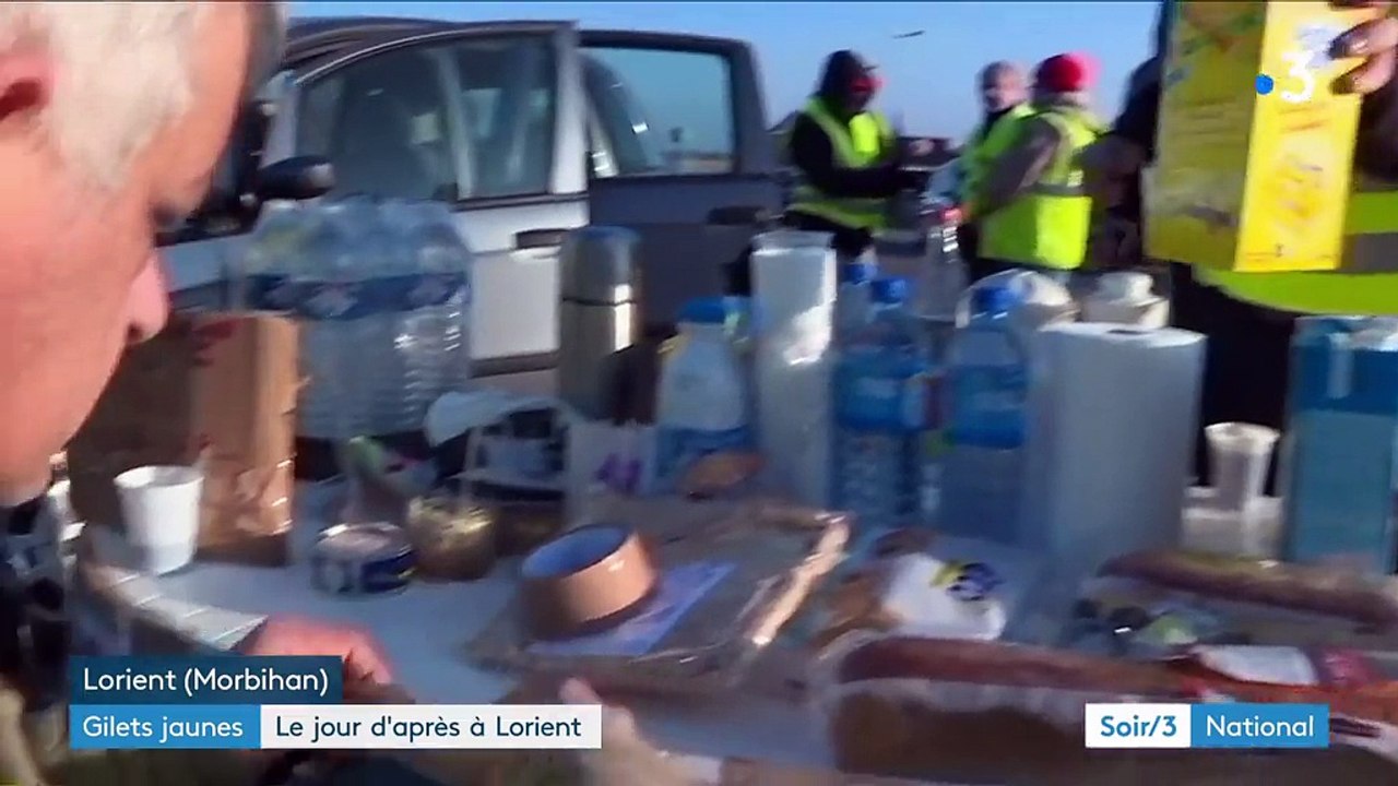 Morbihan : un dimanche avec le mouvement des "gilets jaunes" de Lorient