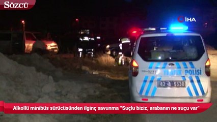 Kovalama sonucu yakalanan alkollü sürücüsü: “Suçlu biziz, arabanın ne suçu var”
