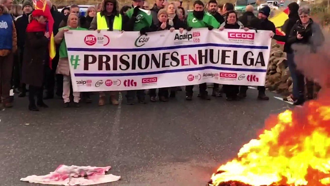 Huelga de los funcionarios de prisiones