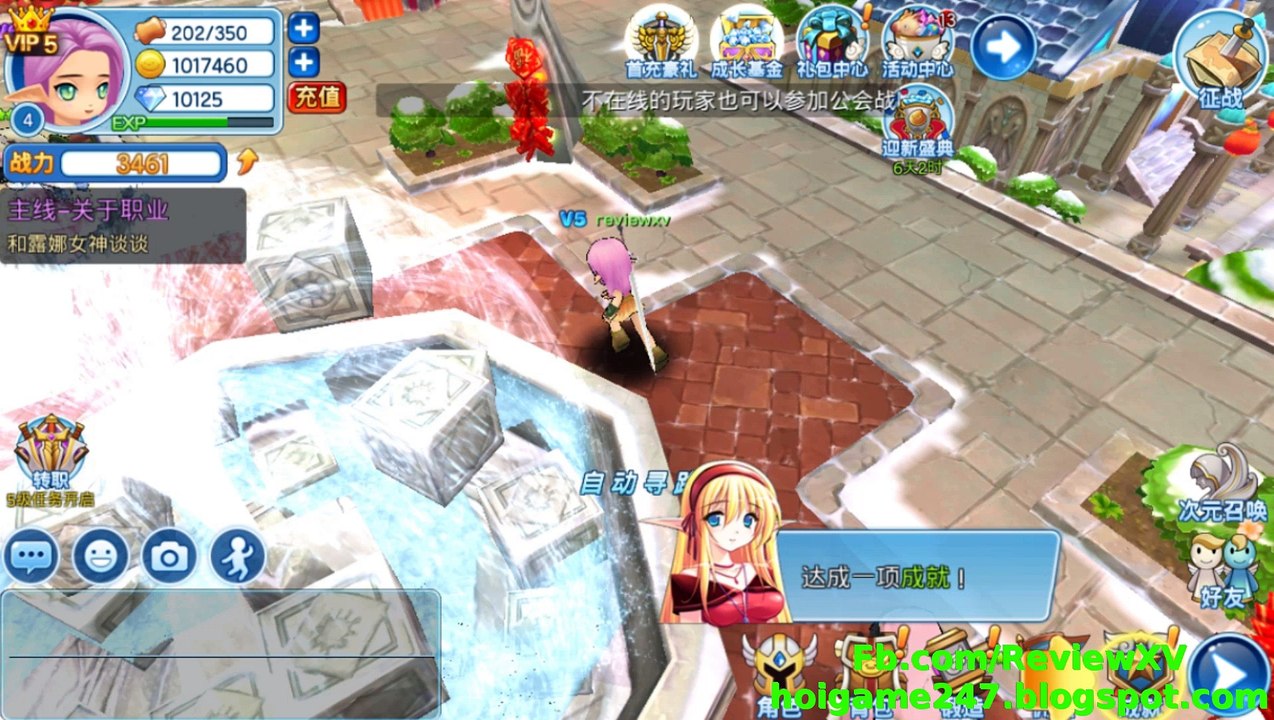 Game Mobile Private - Lộ Na Vật Ngữ Free 1M Vàng + 10K Kim Cương + VIp5 - hoigame247