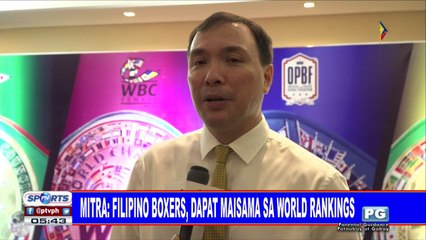 Mitra: Filipino boxers, dapat maisama sa world rankings