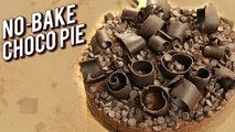 Children's Day Special Choco Pie Recipe - No-Bake Chocolate Pie - Dessert Recipe For Kids - Ruchi