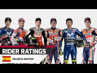 Driver Ratings - Valencia MotoGP