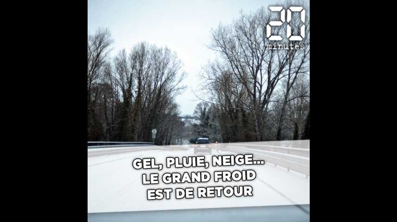 Gel, pluie, neige... Le grand froid est de retour ce lundi