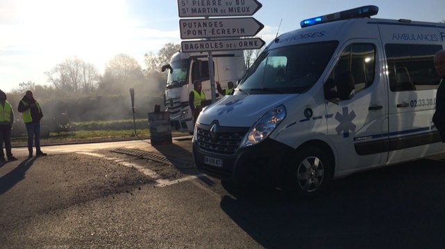 Gilets jaunes à Falaise. Qui peut passer au rond-point de Putanges ?