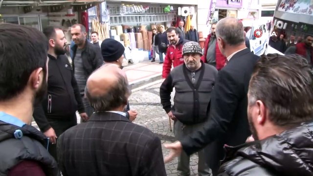 Rize'de dolmuş durağı başkanı, belediye çalışanı tarafından silahla ayağından vuruldu...Dolmuş durağındaki şoförler ve yakınları tepki gösterdi