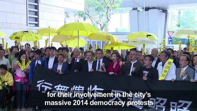 HK democracy leaders plead not guilty in Umbrella Movement trial