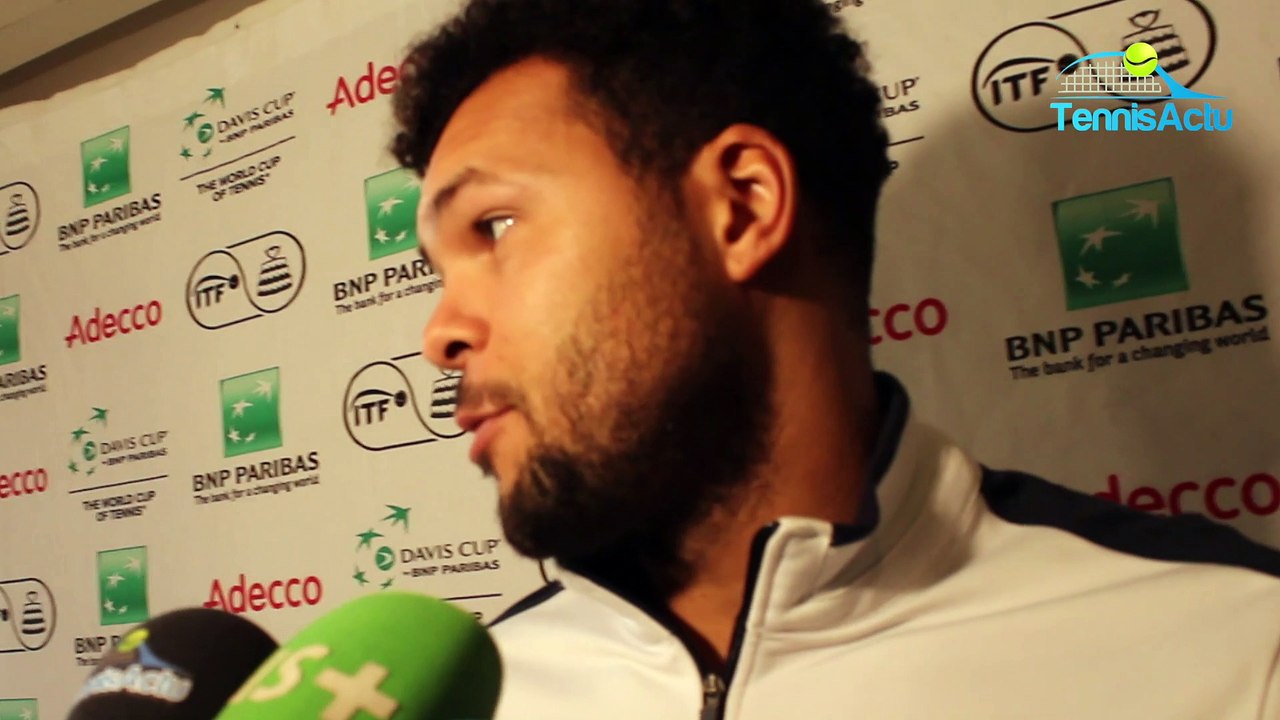 Coupe Davis 2018 - France-Croatie - Jo-Wilfried Tsonga : "J'ai de l'expérience, je sais de quoi je suis capable ou pas !"