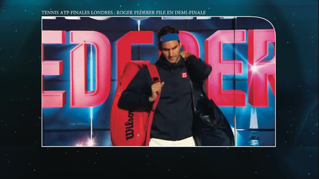 Tennis masters de Londres: Roger Federer file en demi-finale après un match digne de champion