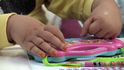 SMA hastası Firdevs'in evde eğitim sevinci - ADIYAMAN