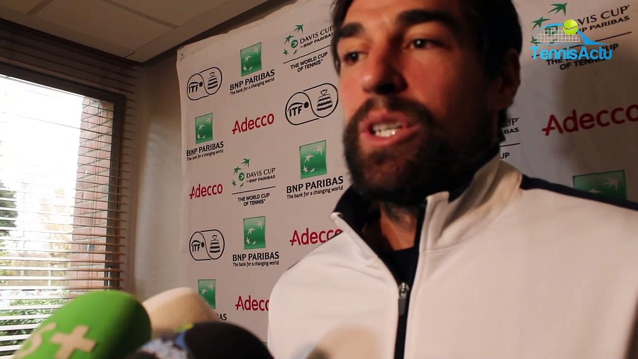 Coupe Davis 2018 - France-Croatie - Jérémy Chardy : de ramasseur de balles à être dans le groupe pour jouer la finale de  Coupe Davis