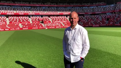 José Alberto, en su Presentación Oficial como Entrenador del Sporting