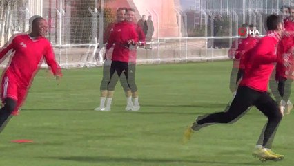 Sivasspor'da neşeli idman