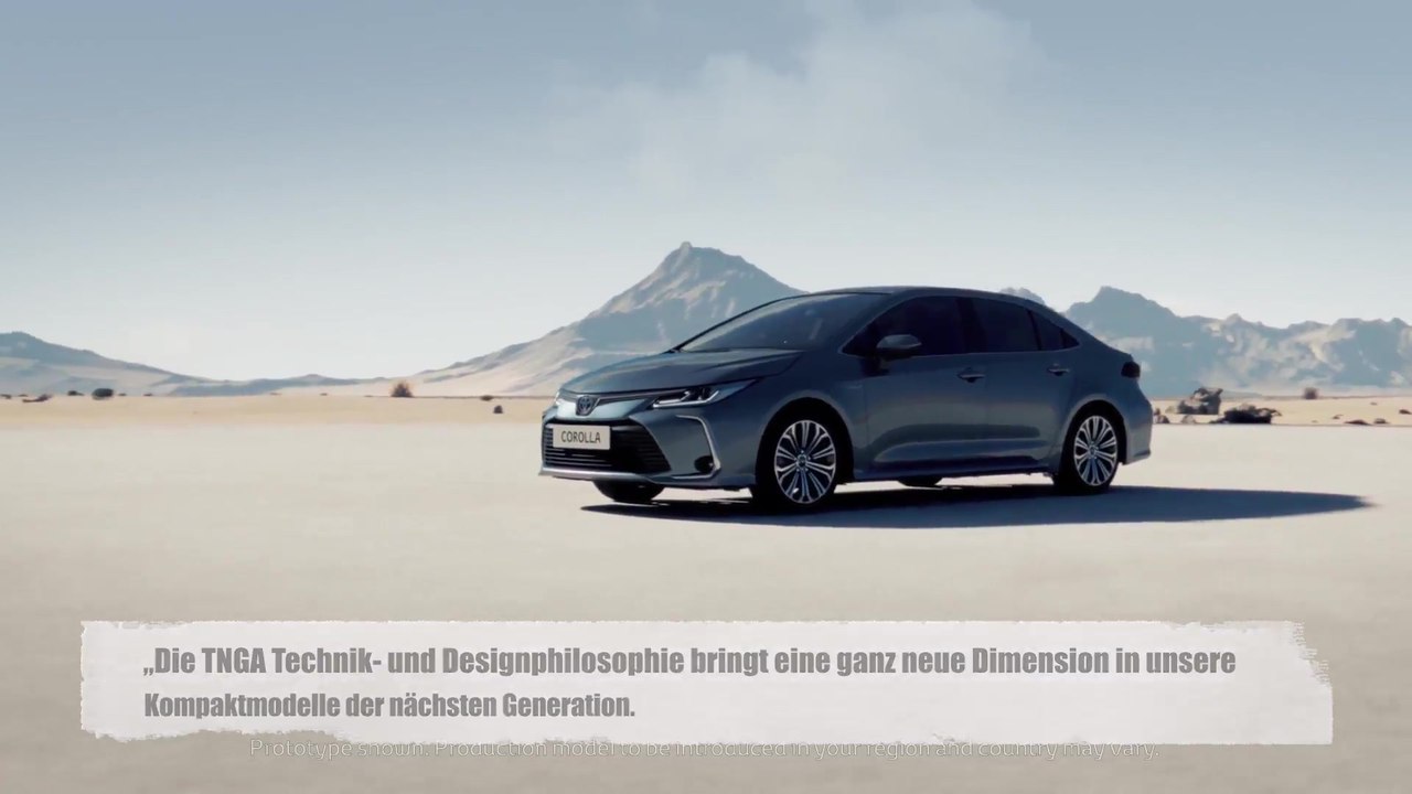 Der neue Toyota Corolla Design und Levin Guangzhou Motor Show 2018