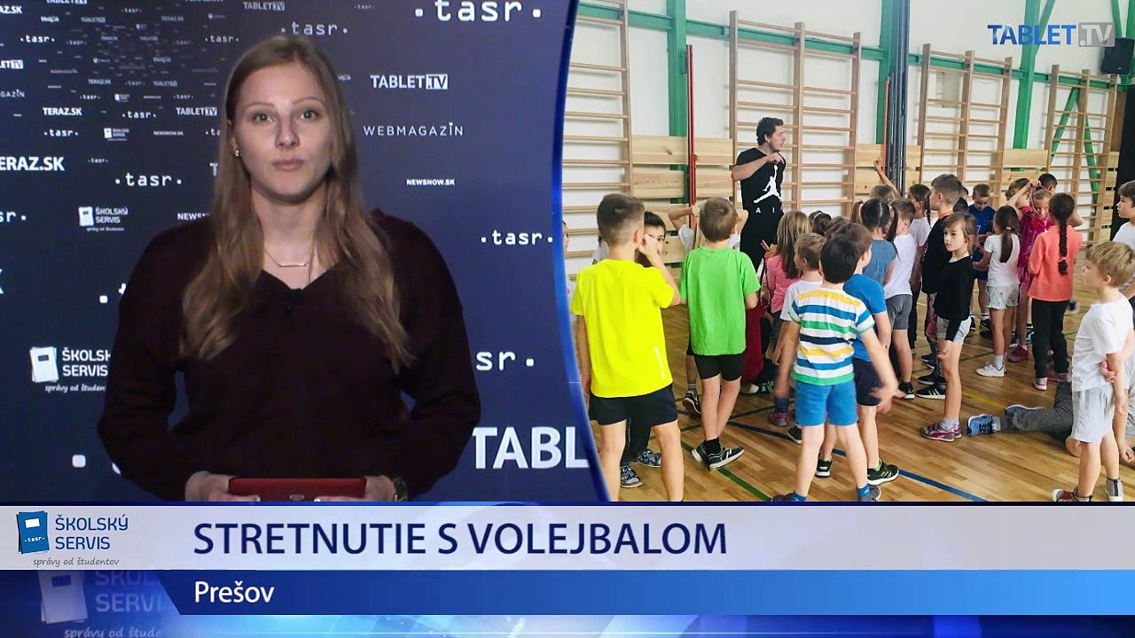 ŠKOLSKÉ SPRÁVY: Stretnutie s volejbalom a Dobšinského Košice