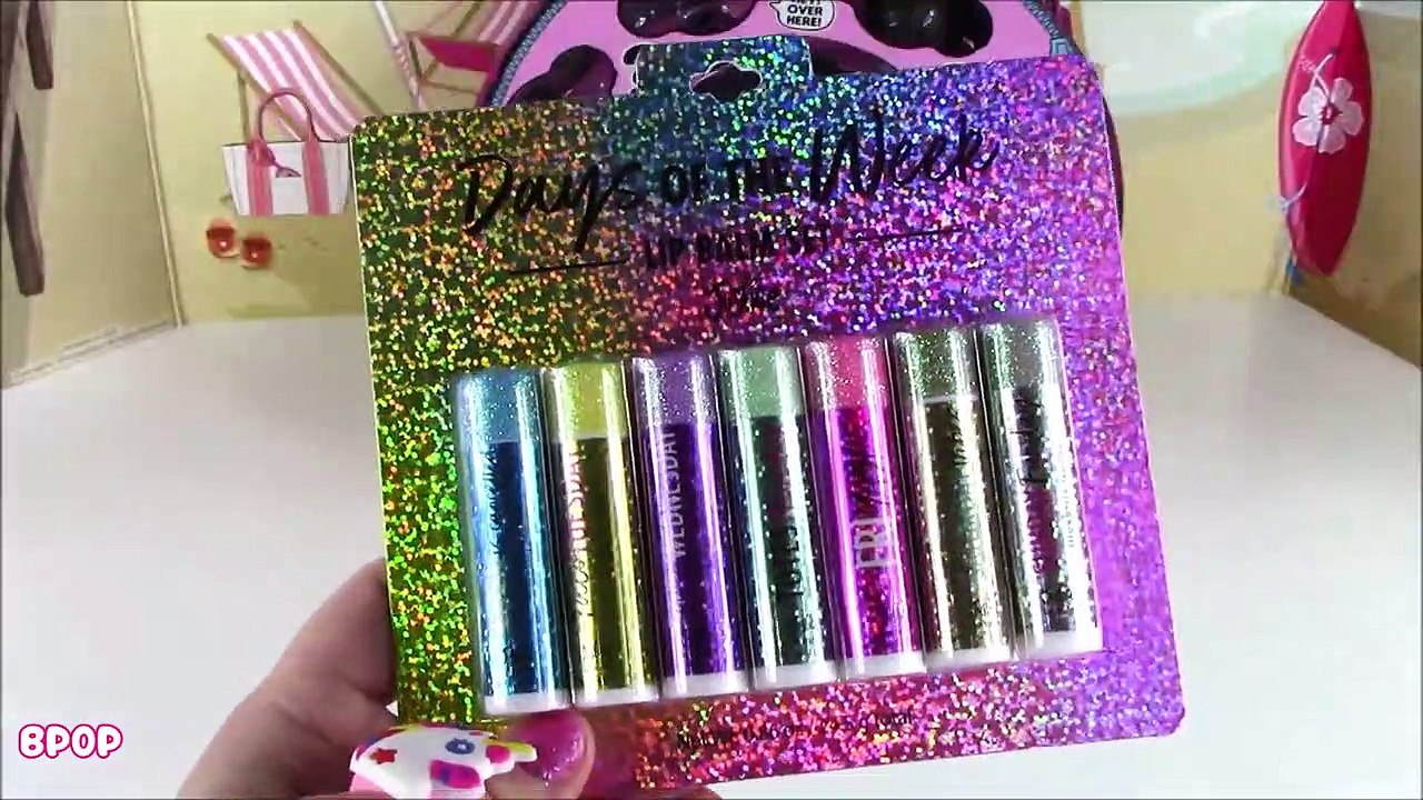 DIY LOL Big Surprise Cutsom JUSTICE Ball OPENING! Justice Makeup, Lip Balm, Nail