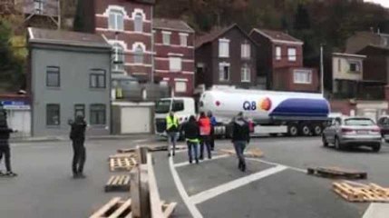 Nouvelle mobilisation des Gilets Jaunes à Wandre