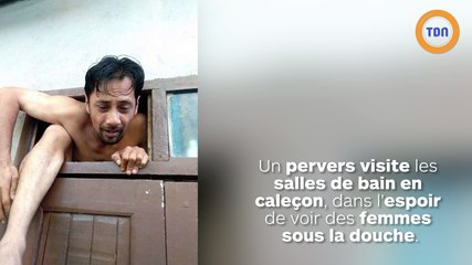 Il espionne des femmes sous la douche !