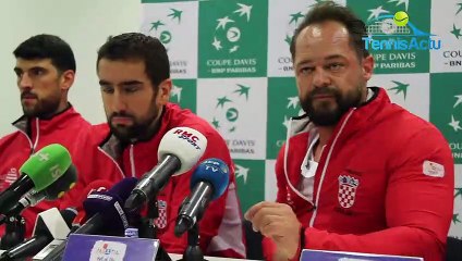 Coupe Davis 2018 - France-Croatie - Marin Cilic : "On sait que tout le stade va être contre la Croatie !"